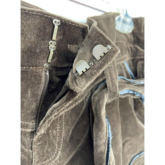 BCBgirls Cardigan Shorts Black/Coffee Size 4 ZIP Up Two Fasten Closure Pockets W - Picture 8 of 8